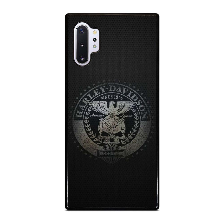 HARLEY DAVIDSON MOTORCYCLES COMPANY CARBON LOGO Samsung Galaxy Note 10 Plus Case Cover