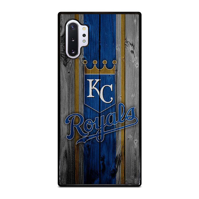 KANSAS CITY ROYALS WOODEN ICON Samsung Galaxy Note 10 Plus Case Cover