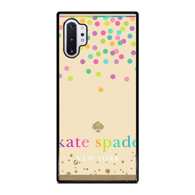 KATE SPADE NEW YORK LOGO COLORFUL POLKADOTS Samsung Galaxy Note 10 Plus Case Cover