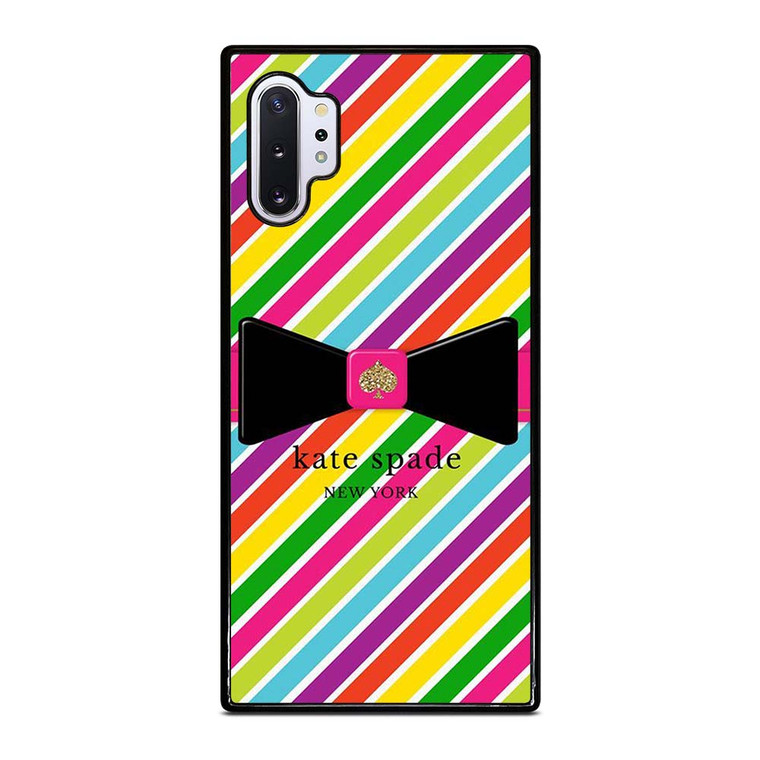 KATE SPADE NEW YORK LOGO STRIPE RIBBON ICON Samsung Galaxy Note 10 Plus Case Cover