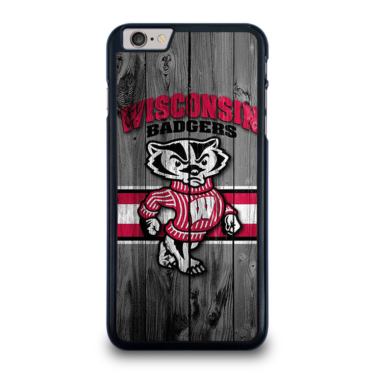 WISCONSIN BADGER WOODEN LOGO iPhone 6 / 6S Plus Case Cover