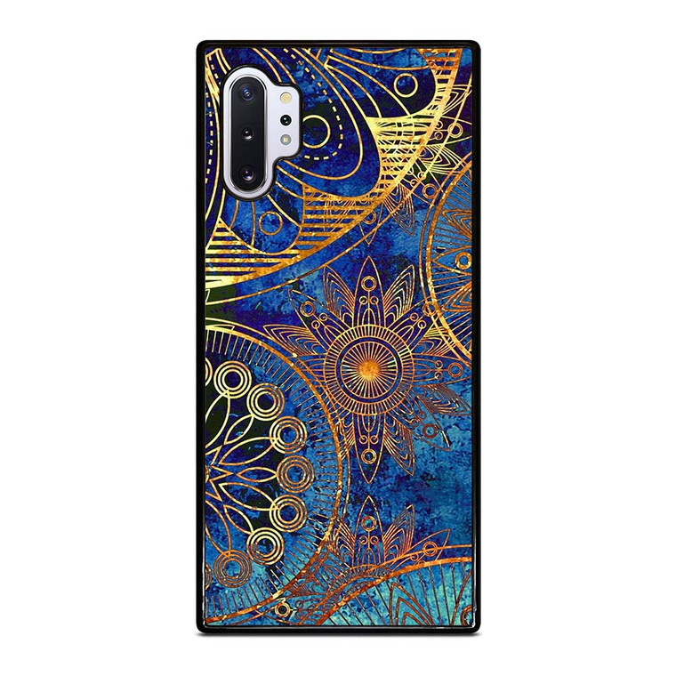 MANDELA BLUE GOLD PATTREN Samsung Galaxy Note 10 Plus Case Cover