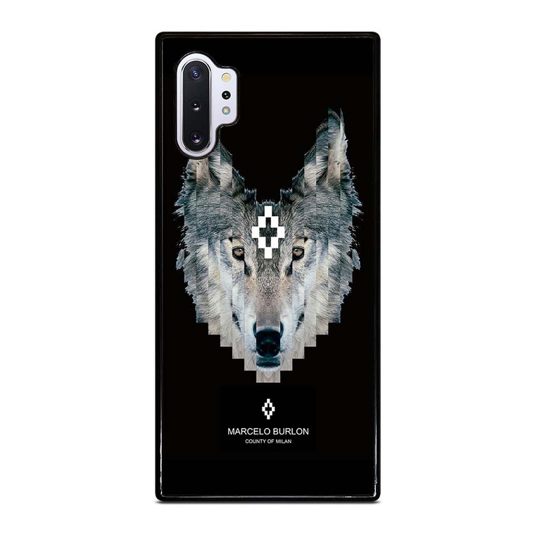MARCELO BURLON WOLF LOGO Samsung Galaxy Note 10 Plus Case Cover