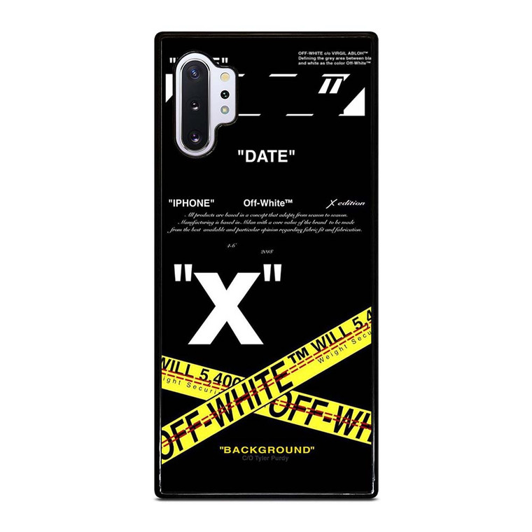 OFF WHITE 2 Samsung Galaxy Note 10 Plus Case Cover
