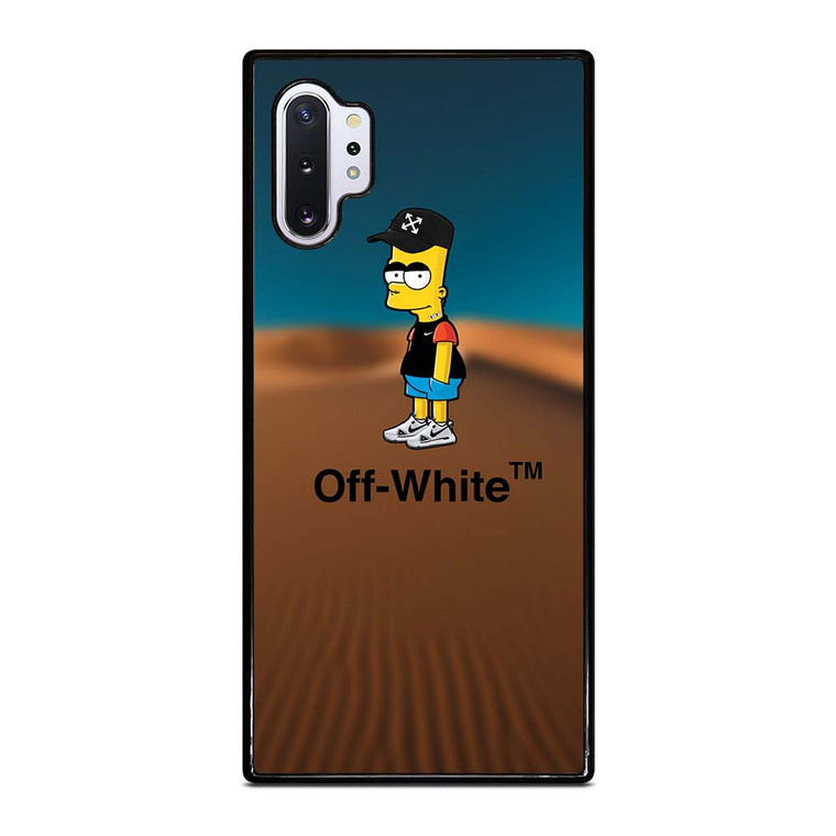 OFF WHITE BART SIMPSONS Samsung Galaxy Note 10 Plus Case Cover