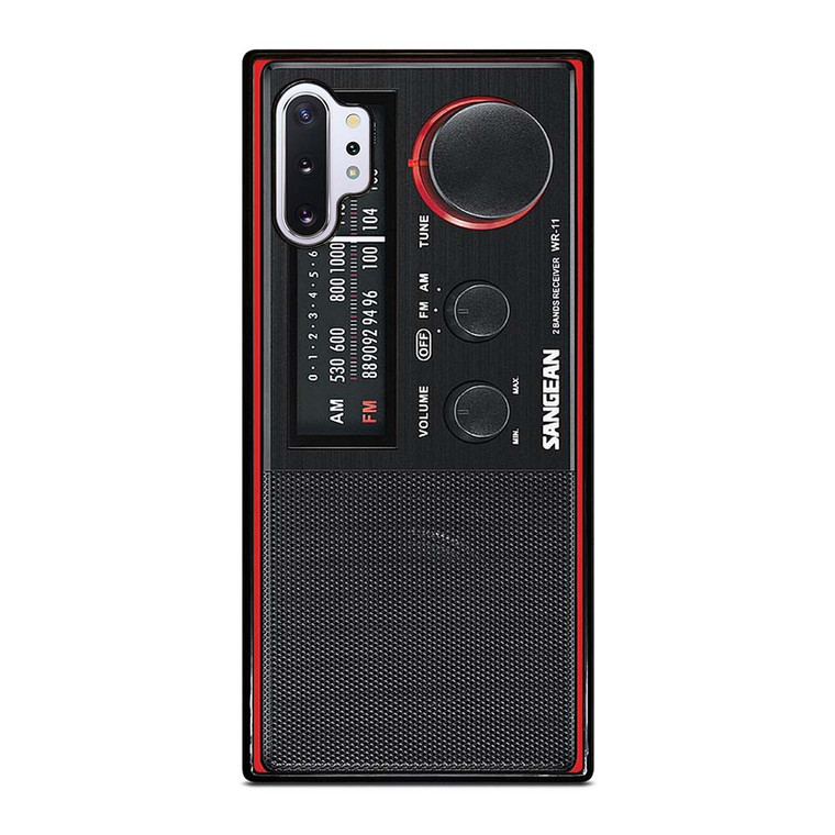 SANGEAN RED RADIO Samsung Galaxy Note 10 Plus Case Cover