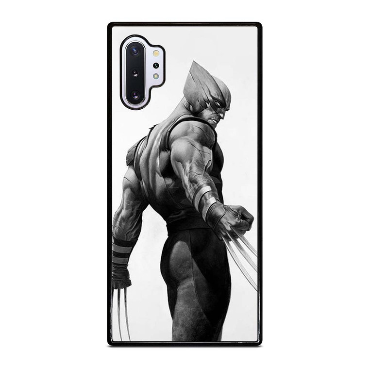 WOLVERINE X-MEN BLACK WHITE ART Samsung Galaxy Note 10 Plus Case Cover