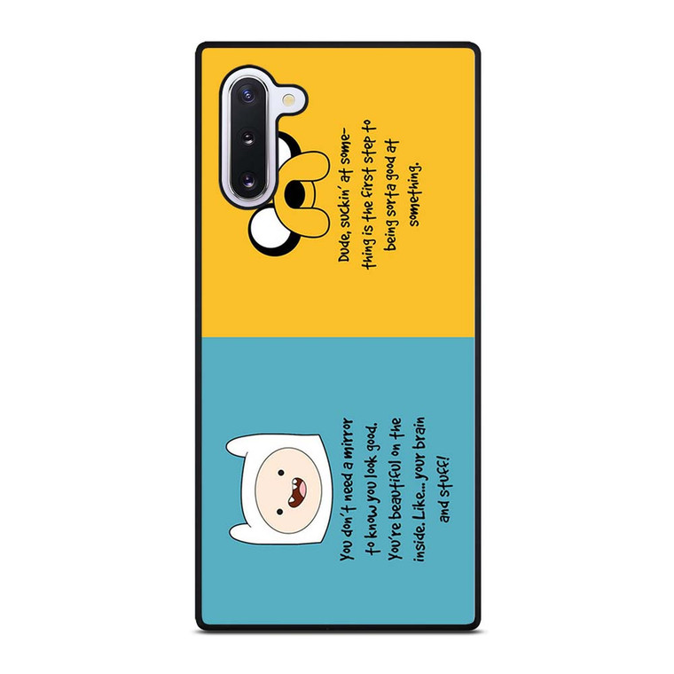 ADVENTURE TIME QUOTE Samsung Galaxy Note 10 Case Cover