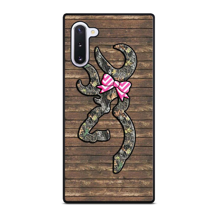 CAMO BROWNING RIBBON Samsung Galaxy Note 10 Case Cover