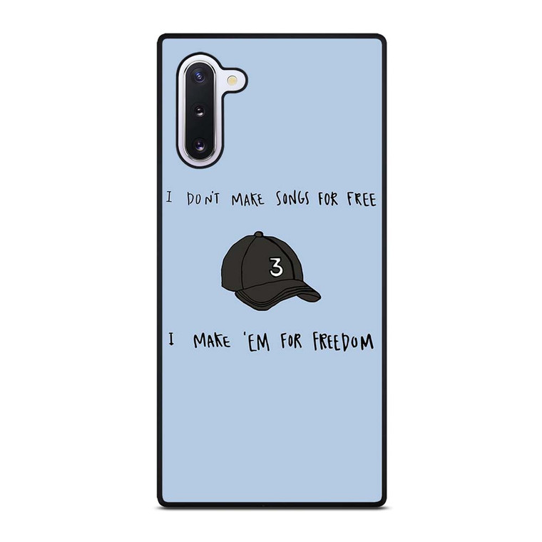 CHANCE 3 ACIDRAP QUOTE Samsung Galaxy Note 10 Case Cover