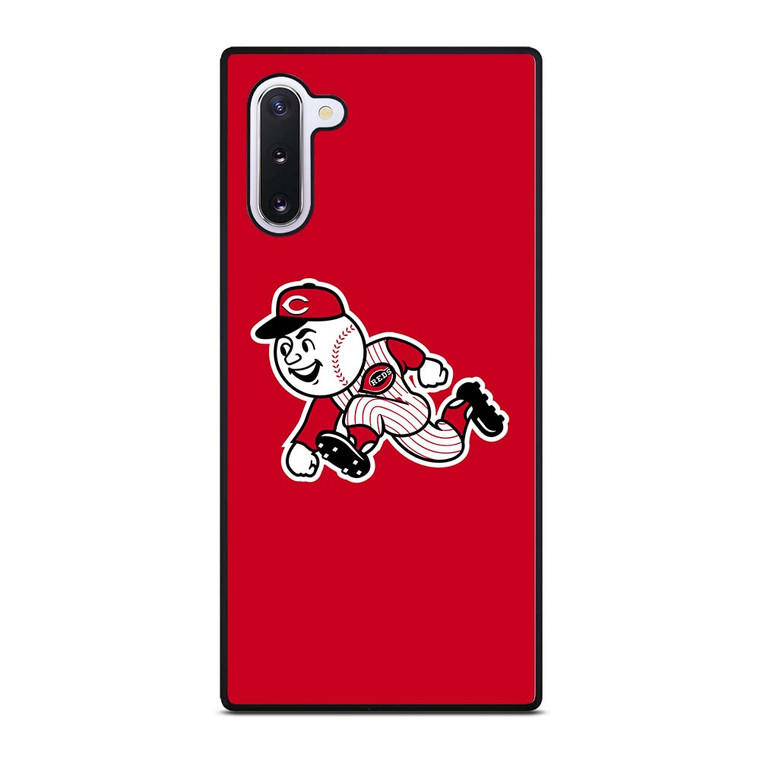 CINCINNATI REDS MASCOT MLB BASEBALL TEAM LOGO Samsung Galaxy Note 10 Case Cover