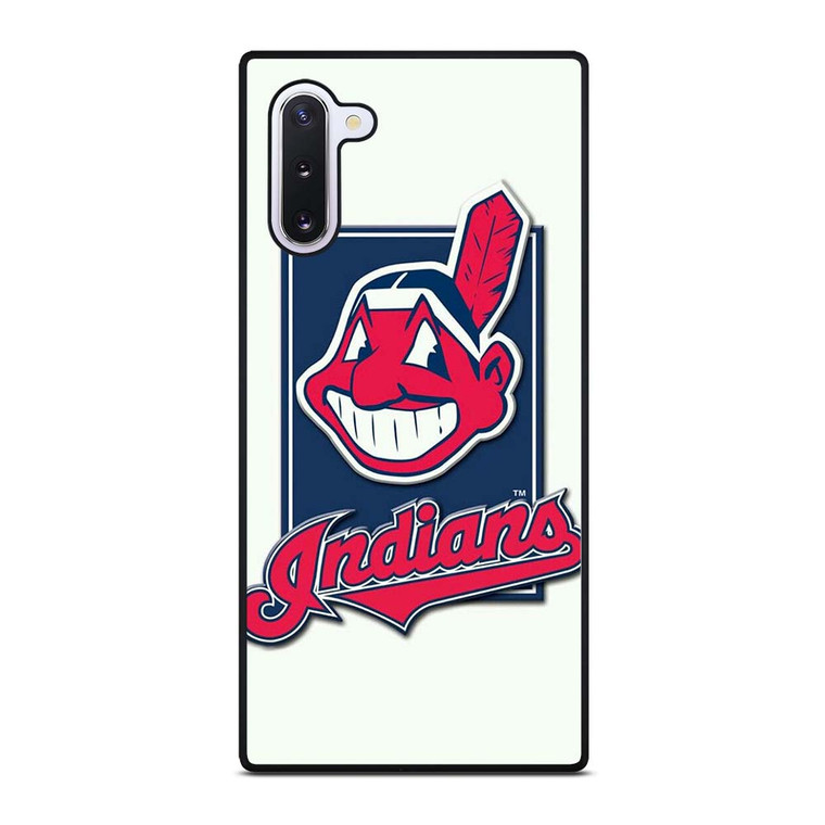 CLEVELAND INDIANS LOGO BASEBALL TEAM MASCOT Samsung Galaxy Note 10 Case Cover