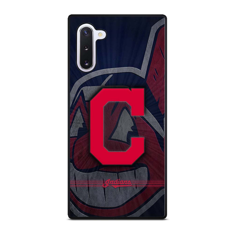 CLEVELAND INDIANS METAL LOGO Samsung Galaxy Note 10 Case Cover