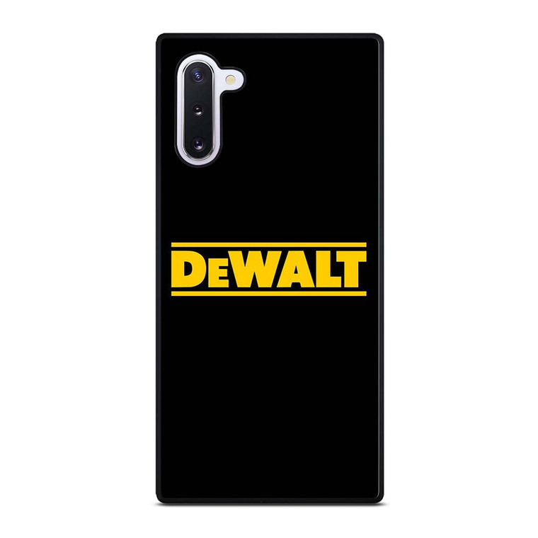 DEWALT LOGO BLACK Samsung Galaxy Note 10 Case Cover