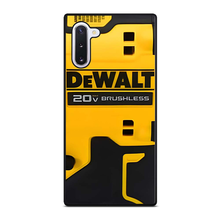 DEWALT TOOL LOGO BRUSHLESS 2 Samsung Galaxy Note 10 Case Cover