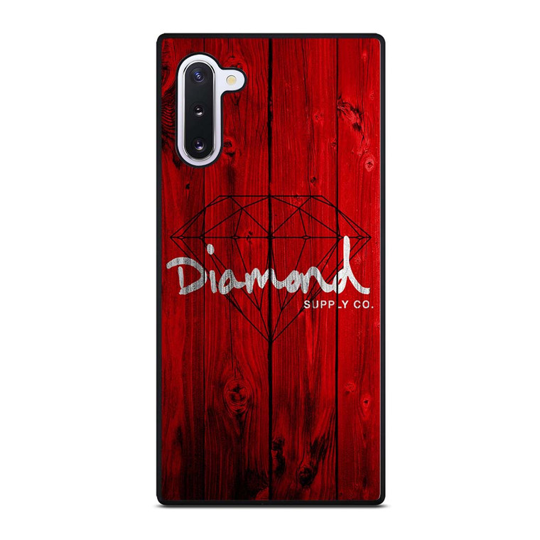 DIAMOND SUPPLY CO WOODEN RED Samsung Galaxy Note 10 Case Cover