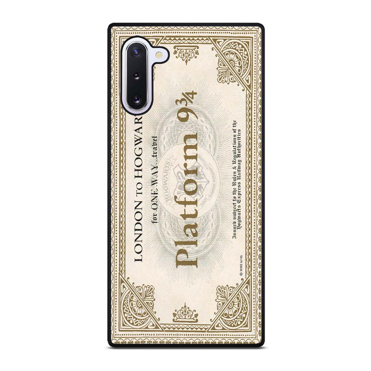 HARRY POTTER TICKET Samsung Galaxy Note 10 Case Cover