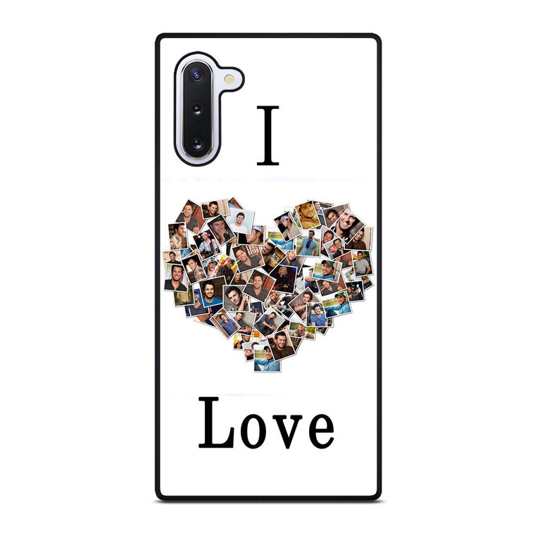 I LOVE LUKE BRYAN COLLAGE Samsung Galaxy Note 10 Case Cover