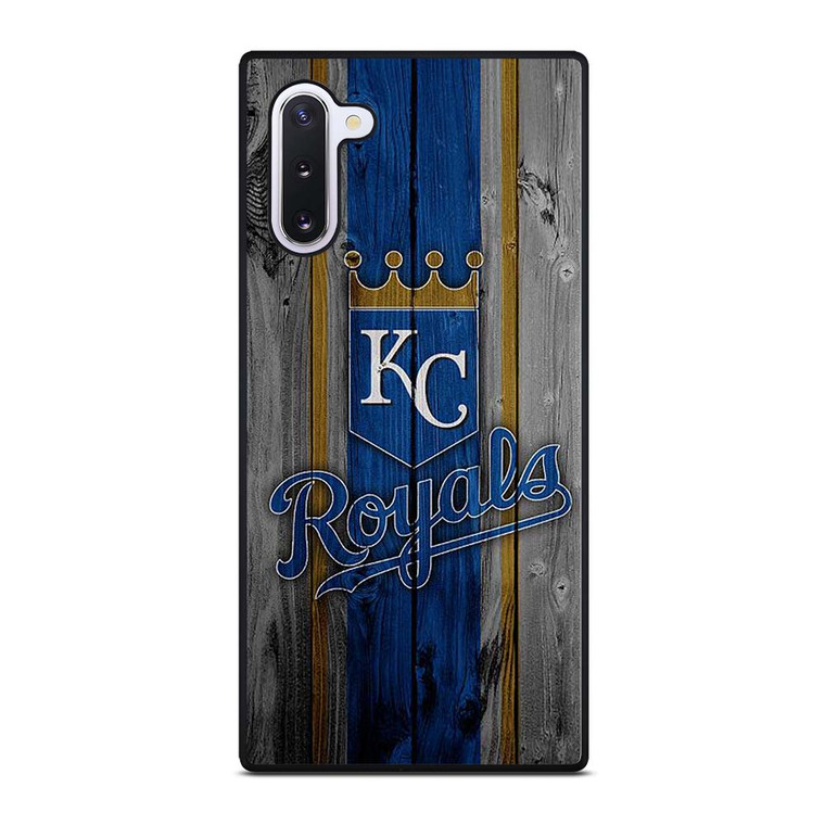 KANSAS CITY ROYALS WOODEN ICON Samsung Galaxy Note 10 Case Cover