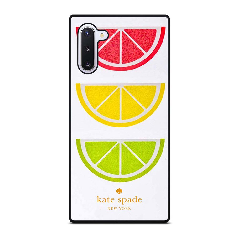 KATE SPADE NEW YORK LOGO COLORFUL LEMON ICON Samsung Galaxy Note 10 Case Cover