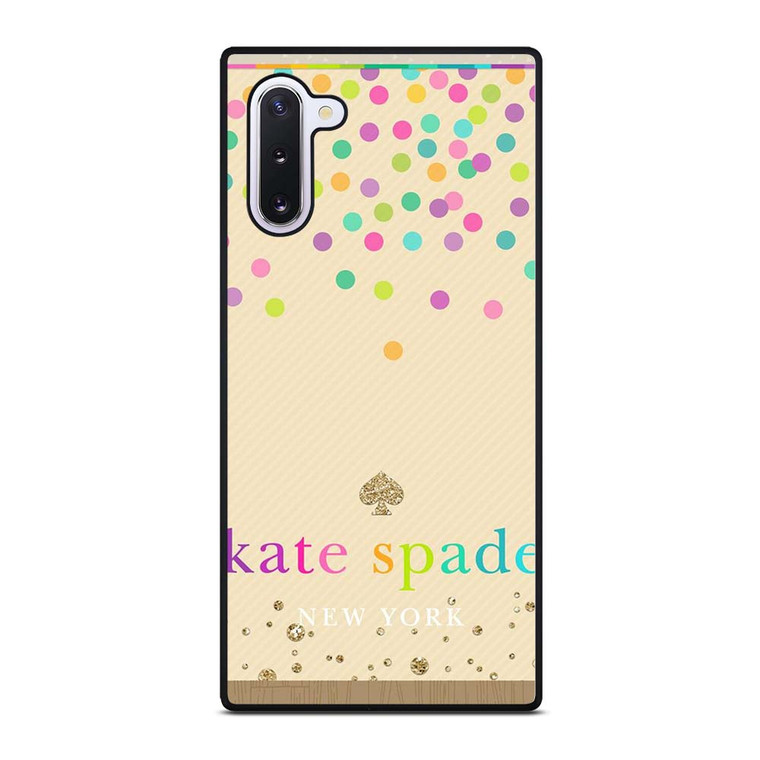KATE SPADE NEW YORK LOGO COLORFUL POLKADOTS Samsung Galaxy Note 10 Case Cover