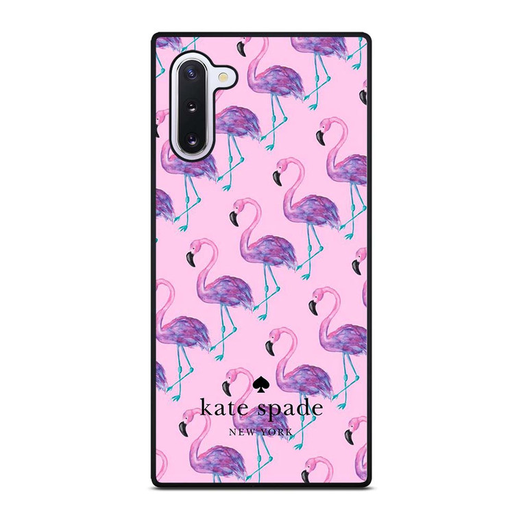 KATE SPADE NEW YORK LOGO FLAMENGOS PATTERN Samsung Galaxy Note 10 Case Cover