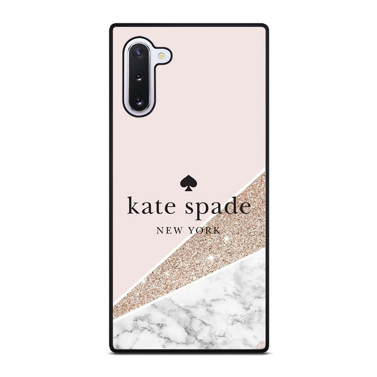 KATE SPADE NEW YORK LOGO SPARKLE MARBLE ICON Samsung Galaxy Note 10 Case Cover
