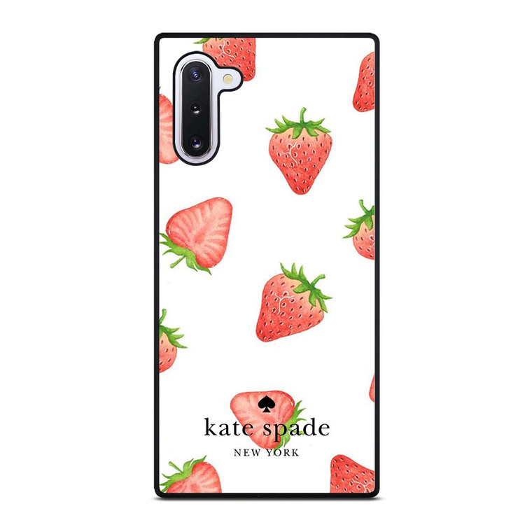 KATE SPADE NEW YORK LOGO STRAWBERRY ICON Samsung Galaxy Note 10 Case Cover