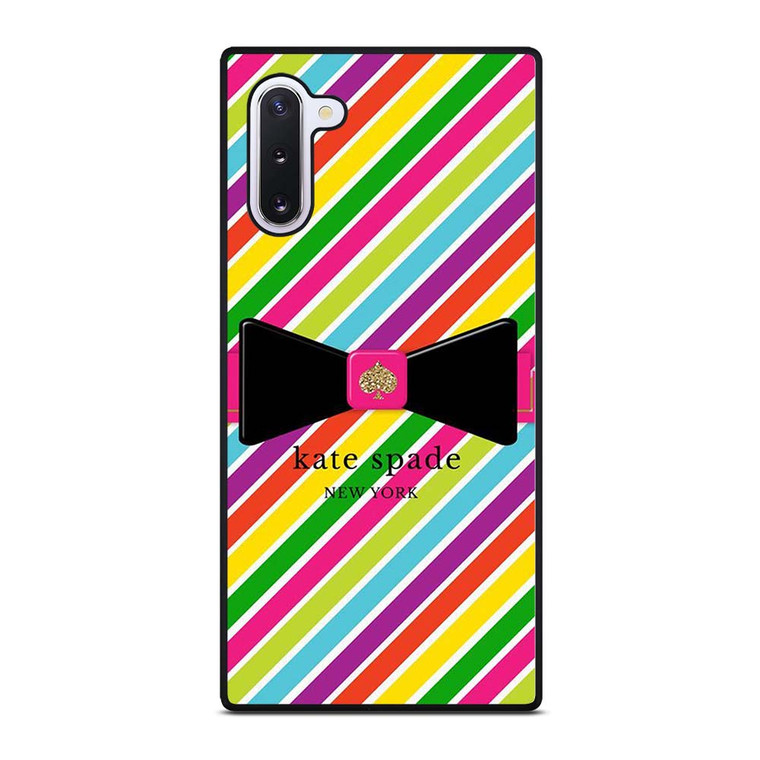 KATE SPADE NEW YORK LOGO STRIPE RIBBON ICON Samsung Galaxy Note 10 Case Cover