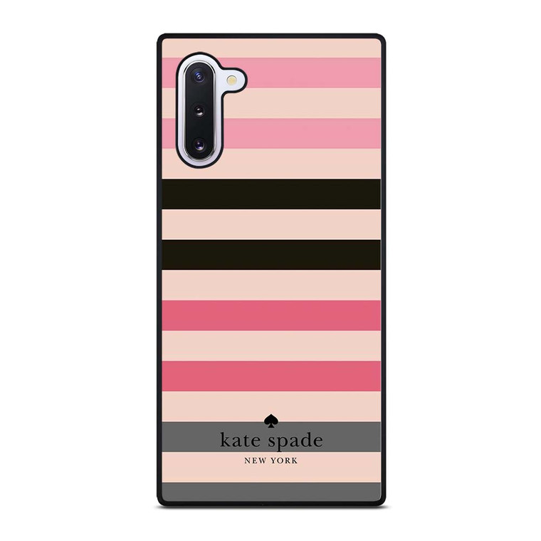 KATE SPADE NEW YORK LOGO STRIPES PATTERN Samsung Galaxy Note 10 Case Cover
