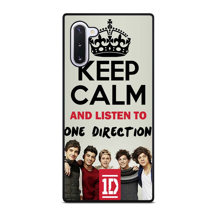 KEEP CALM AND LISTEN TO ONE DIRECTION Samsung Galaxy Note 10 Case Cover