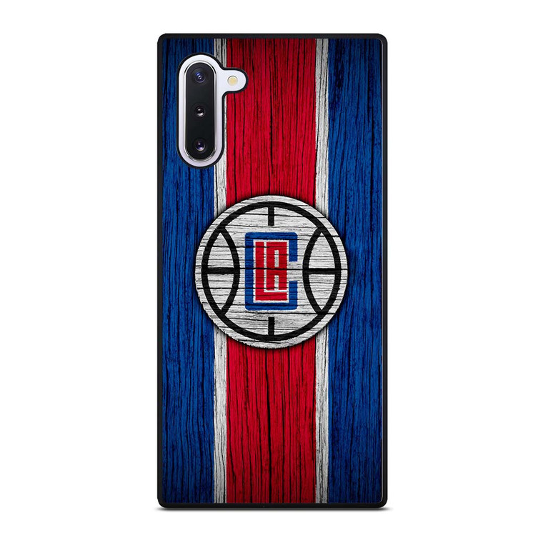 LOS ANGELES CLIPPERS WOOD LOGO Samsung Galaxy Note 10 Case Cover