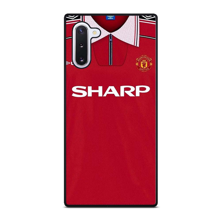 MANCHESTER UNITED FC CLASSIC JERSEY SHARP Samsung Galaxy Note 10 Case Cover