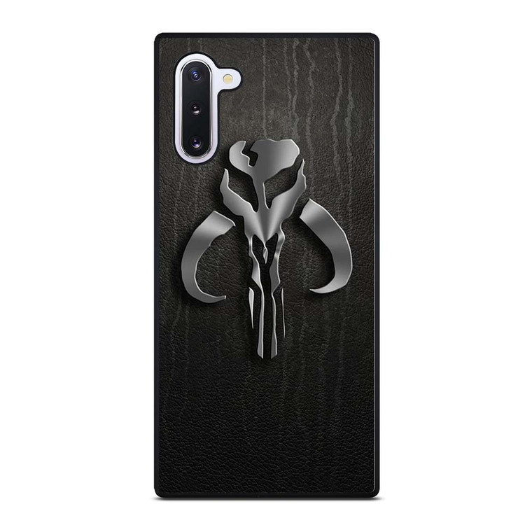 MANDALORIAN LEATHER LOGO Samsung Galaxy Note 10 Case Cover