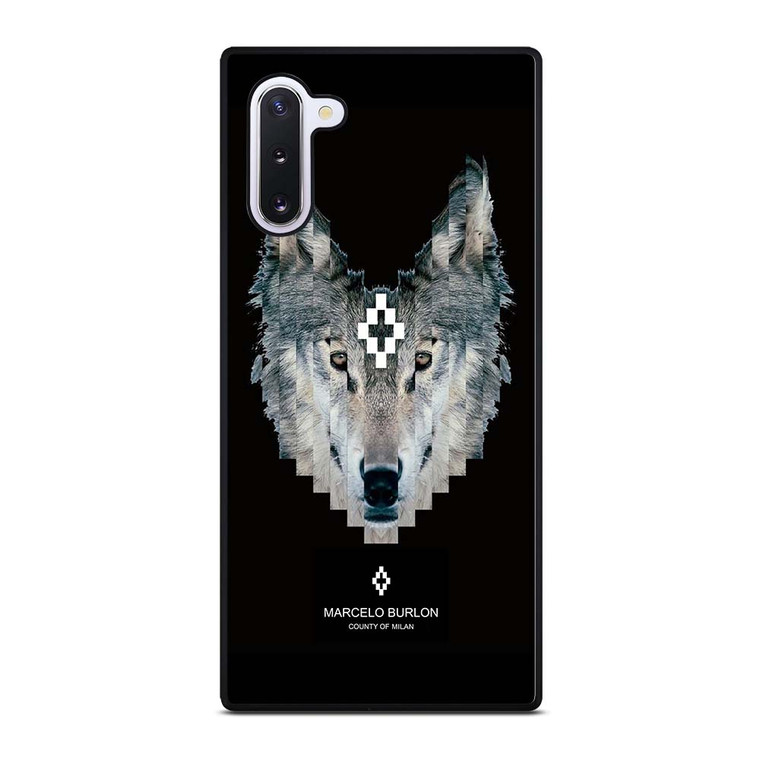 MARCELO BURLON WOLF LOGO Samsung Galaxy Note 10 Case Cover