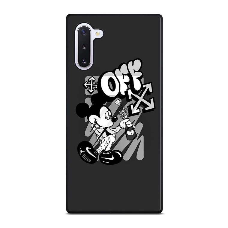 MICKEY MOUSE OFF WHITE LOGO Samsung Galaxy Note 10 Case Cover