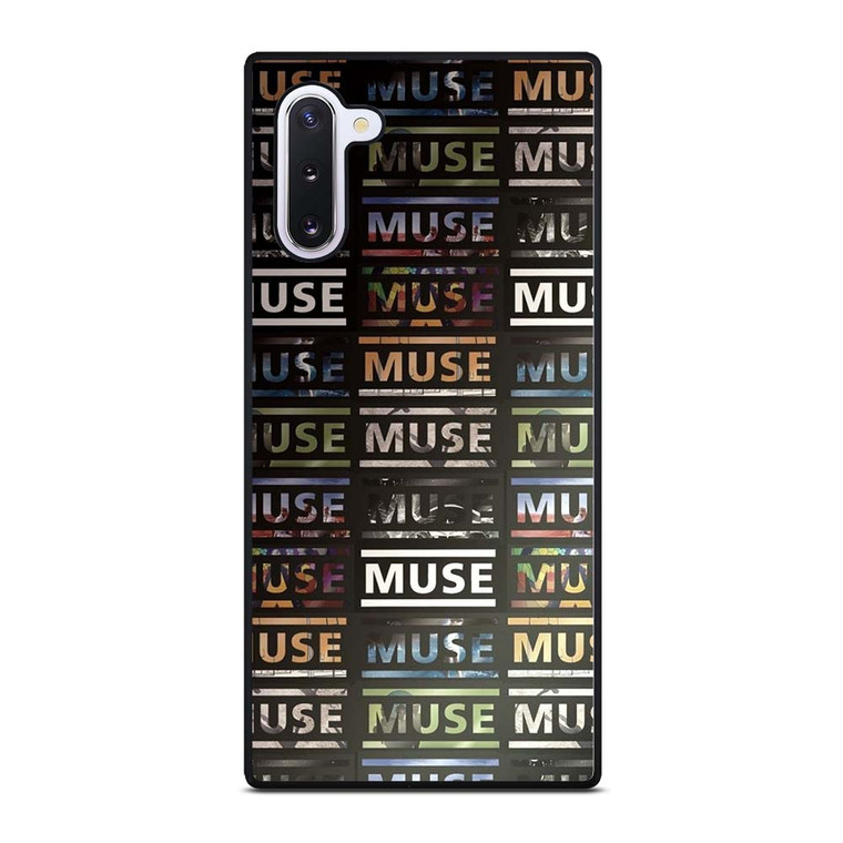 MUSE BAND ROCK LOGO COLLAGE Samsung Galaxy Note 10 Case Cover