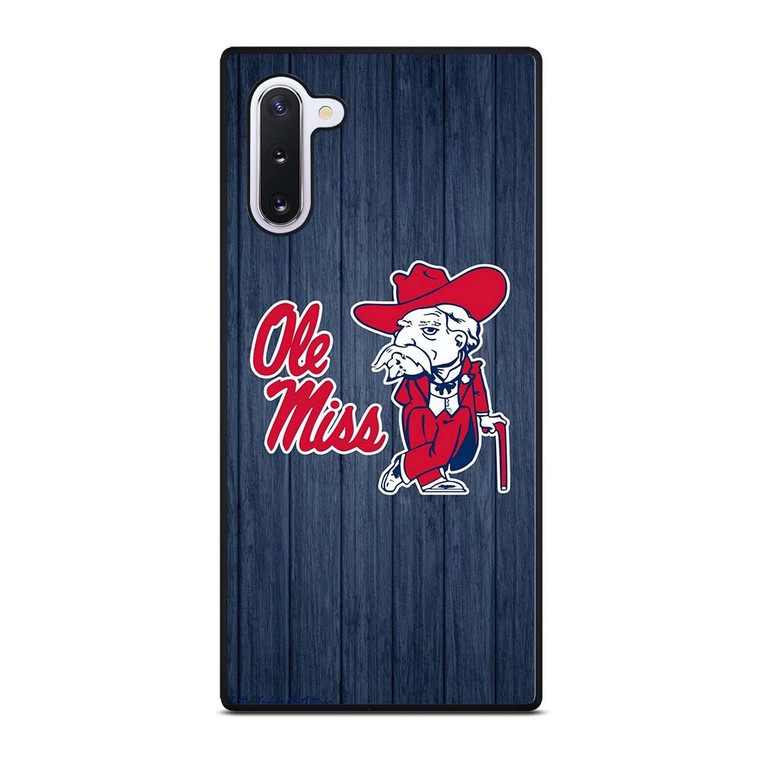 OLE MISS WOODEN LOGO Samsung Galaxy Note 10 Case Cover