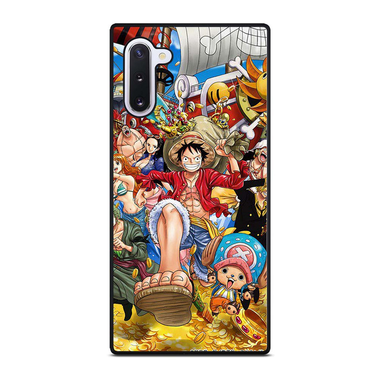 ONE PIECCE LUFFY AND FRIENDS Samsung Galaxy Note 10 Case Cover