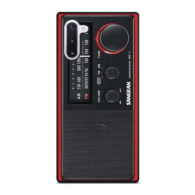 SANGEAN RED RADIO Samsung Galaxy Note 10 Case Cover