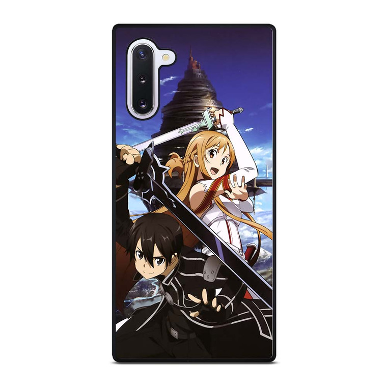SAO SWORD ART ONLINE KIRITO AND ASUNA Samsung Galaxy Note 10 Case Cover