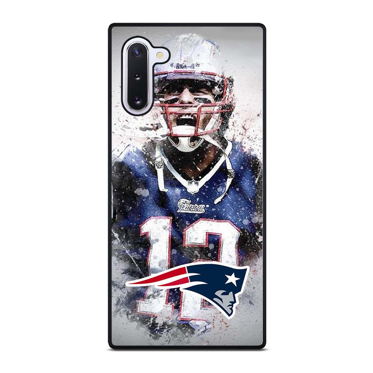 TOM BRADY NEW ENGLAND PATRIOT ART Samsung Galaxy Note 10 Case Cover