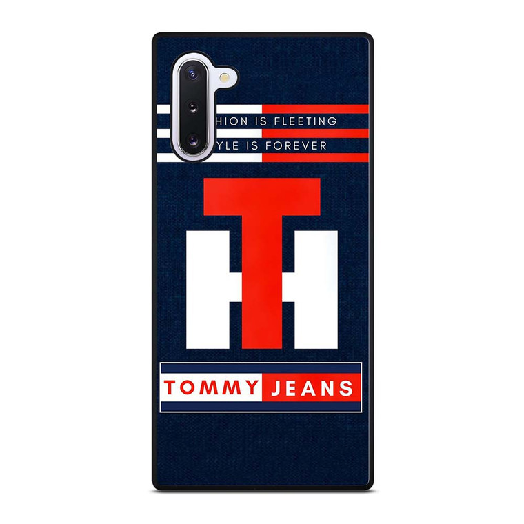 TOMMY HILFIGER JEANS TH LOGO STYLE IS FOREVER Samsung Galaxy Note 10 Case Cover