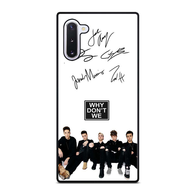 WHY DON'T WE SIGNATURE Samsung Galaxy Note 10 Case Cover