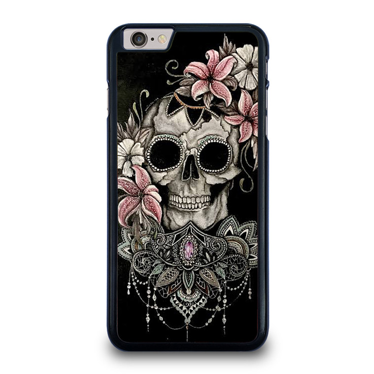SUGAR SKULL FLOWER iPhone 6 / 6S Plus Case Cover