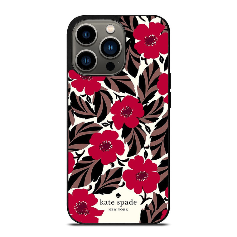 KATE SPADE FLOWER RED iPhone 13 Pro Case Cover