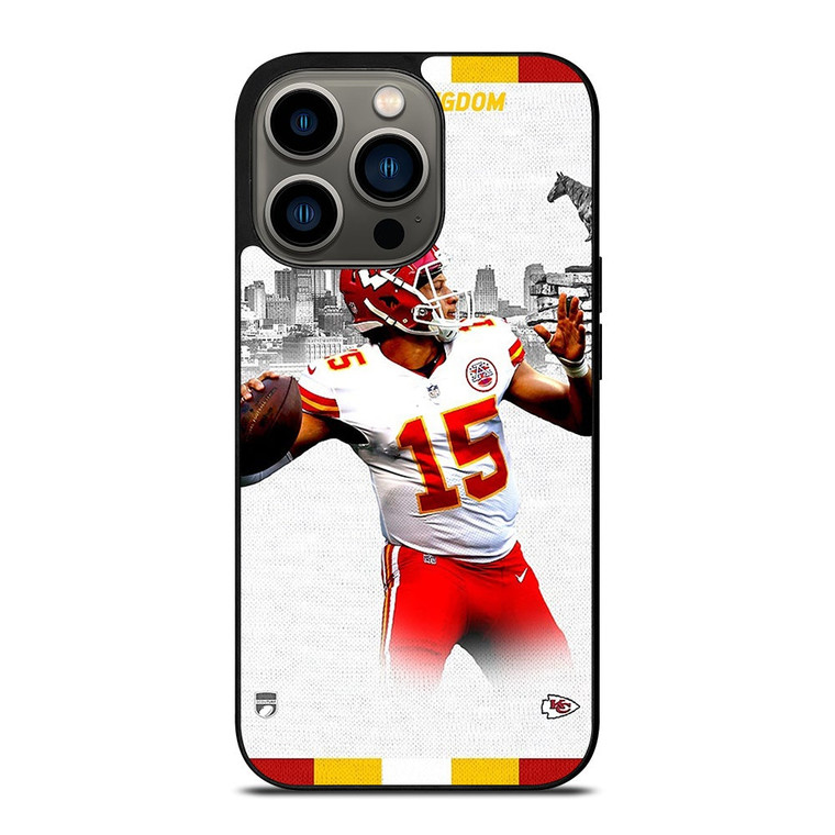 KANSAS CITY PATRICK MAHOMES NFL FOOTBALL iPhone 13 Pro Case Cover