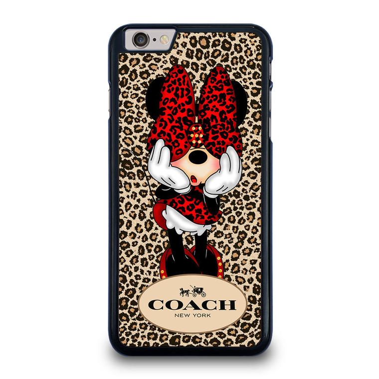 COACH MINNIE MOUSE LEOPARD iPhone 6 / 6S Plus Case Cover