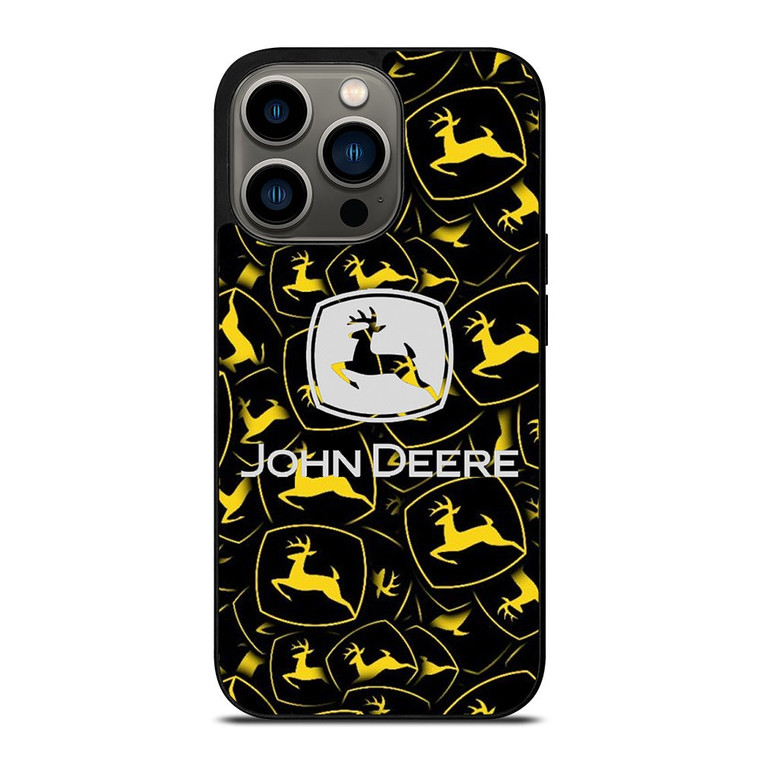 JOHN DEERE LOGO PATTERN iPhone 13 Pro Case Cover