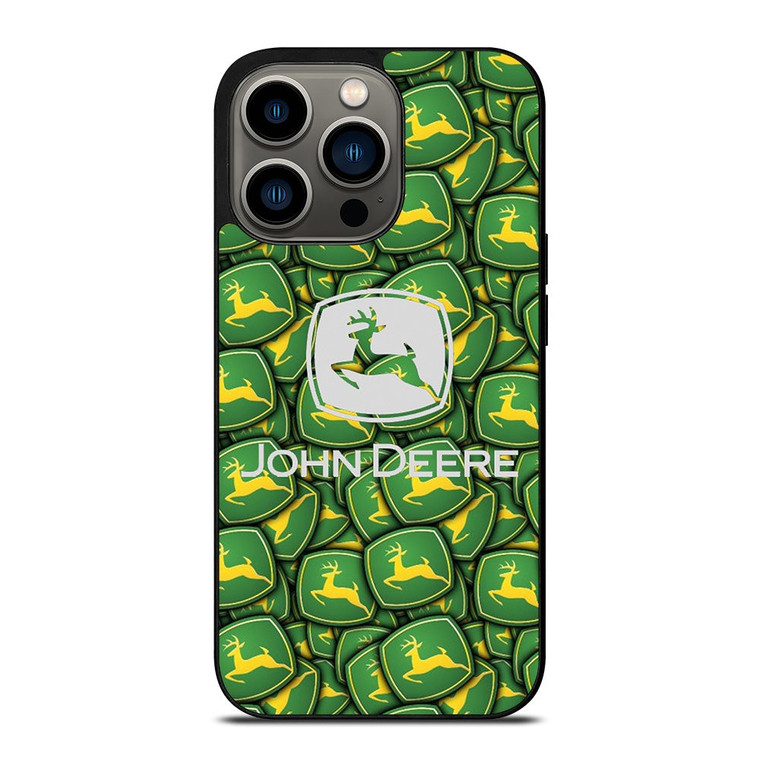 JOHN DEERE LOGO PATTERN 2 iPhone 13 Pro Case Cover